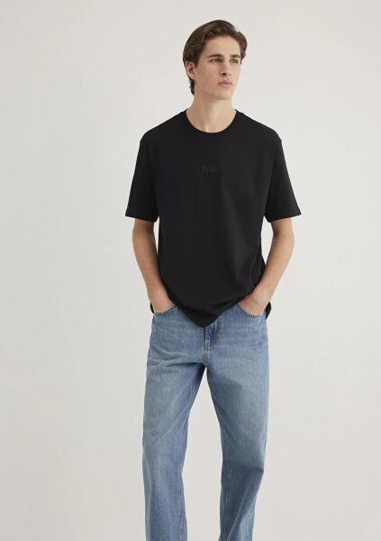 MAVİ BASKILI TİŞÖRT ERKEK MODELLİ PENYE