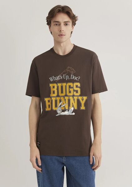 MAVİ BUGS BUNNY TİŞÖRT ERKEK PROJE, LİSANS T-SHIRT