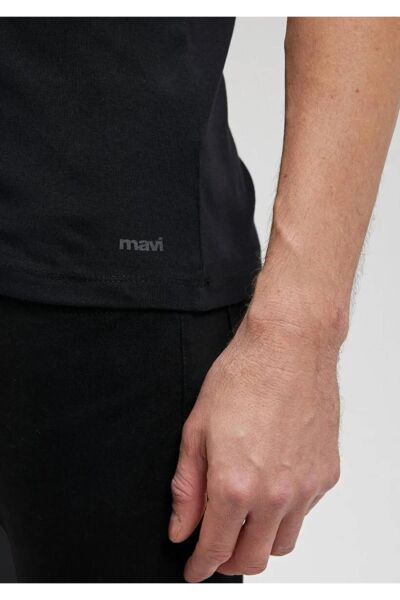 MAVİ BİSİKLET YAKA TİŞÖRT ERKEK BASIC, SEMI BASIC