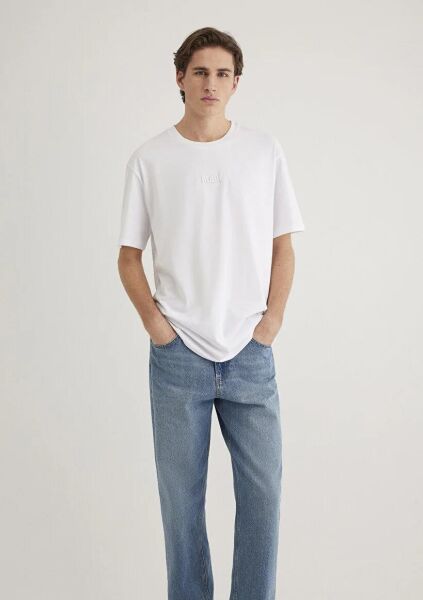 MAVİ BASKILI TİŞÖRT ERKEK MODELLİ PENYE