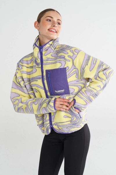 HUMMEL HMLAMBER SHERPA ZIP JACKET KADIN FERMUARLI CEKET