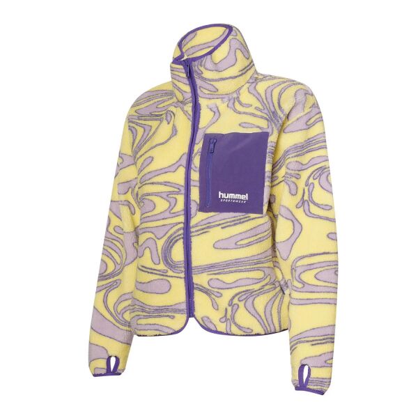 HUMMEL HMLAMBER SHERPA ZIP JACKET KADIN FERMUARLI CEKET