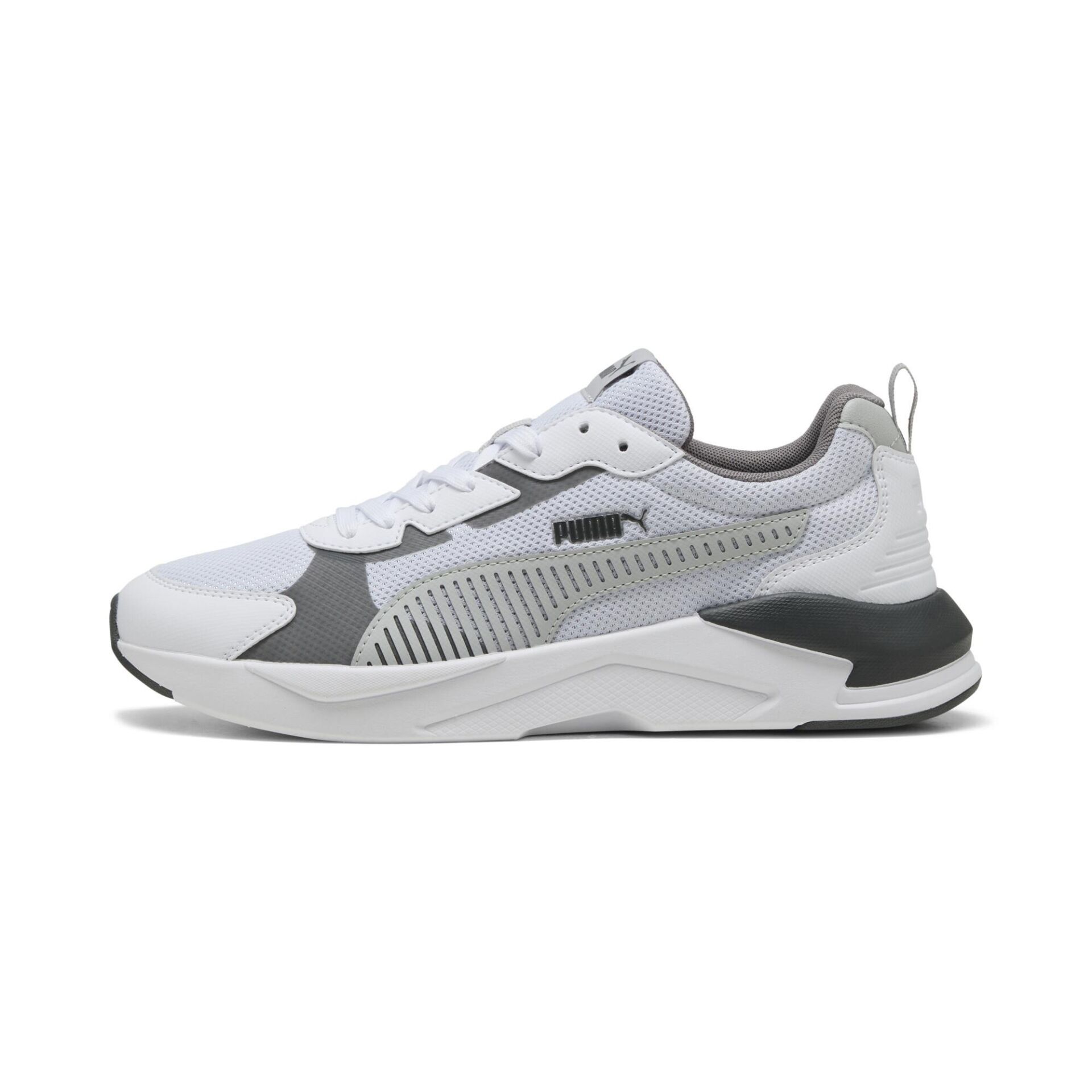 PUMA X-Ray 3 LT White-Cool Light Gray-Cast Iron UNISEX MODA AYAKKABI