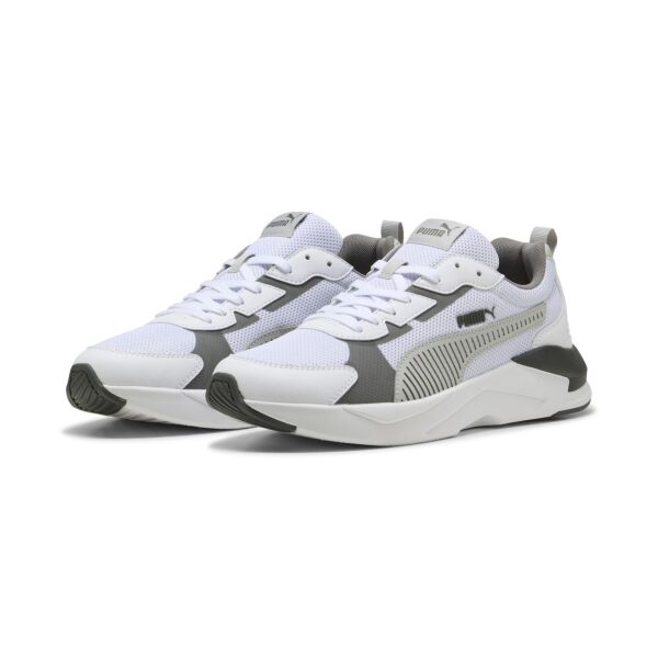PUMA X-Ray 3 LT White-Cool Light Gray-Cast Iron UNISEX MODA AYAKKABI