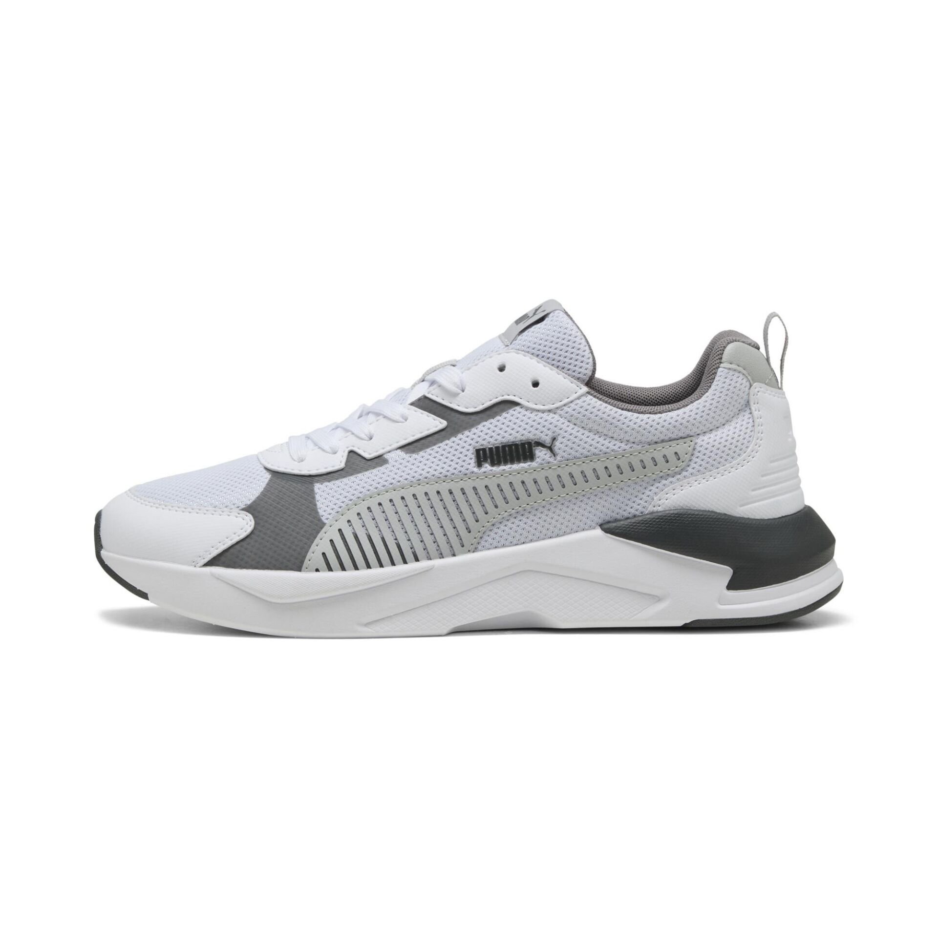 PUMA X-RAY 3 LT PUMA WHİTE-COOL LİGHT GRAY-CAST IRON UNISEX SNEAKER