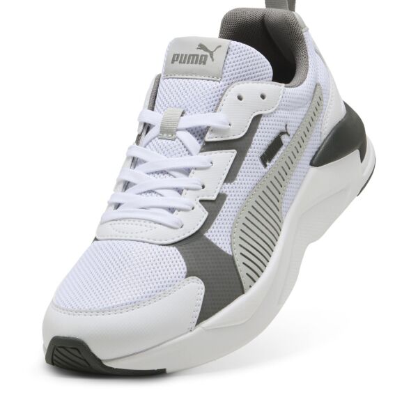 PUMA X-RAY 3 LT PUMA WHİTE-COOL LİGHT GRAY-CAST IRON UNISEX SNEAKER