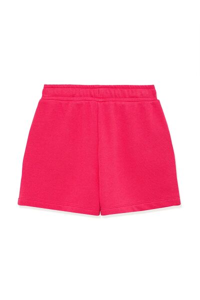 MAVİ BASKILI KIZ ÇOCUK ÖRME ŞORT