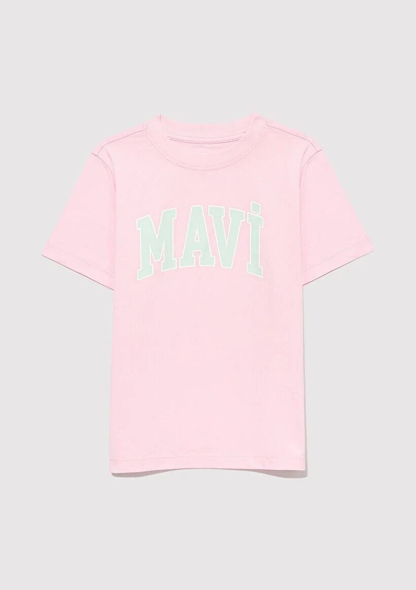 MAVİ MAVİ LOGO TİŞÖRT KIZ ÇOCUK LOGO T-SHIRT