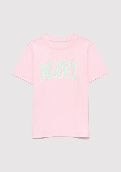 MAVİ MAVİ LOGO TİŞÖRT KIZ ÇOCUK LOGO T-SHIRT