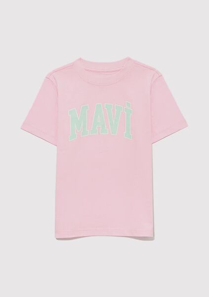 MAVİ MAVİ LOGO TİŞÖRT KIZ ÇOCUK LOGO T-SHIRT