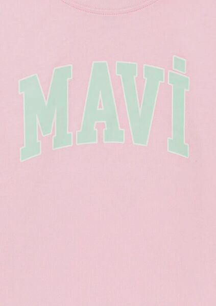 MAVİ LOGO TİŞÖRT KIZ ÇOCUK LOGO T-SHIRT