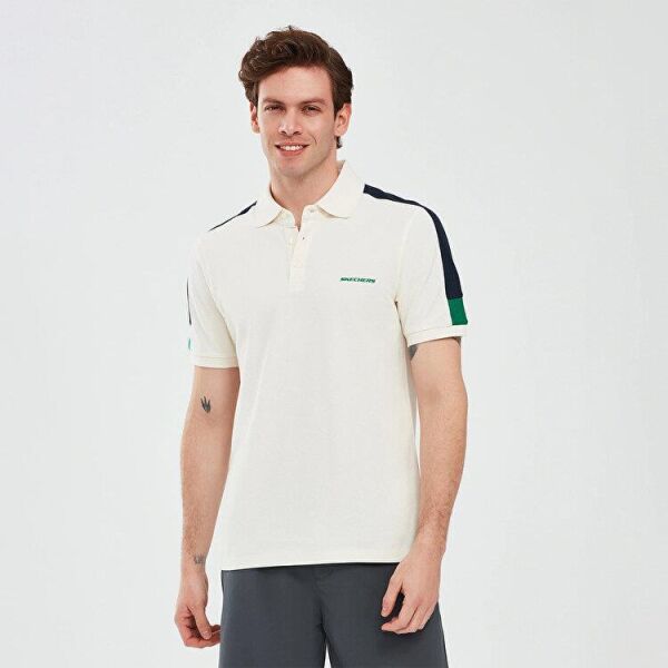 SKECHERS M COLOR BLOCK DETAİL POLO ERKEK KISA KOL T-SHIRT