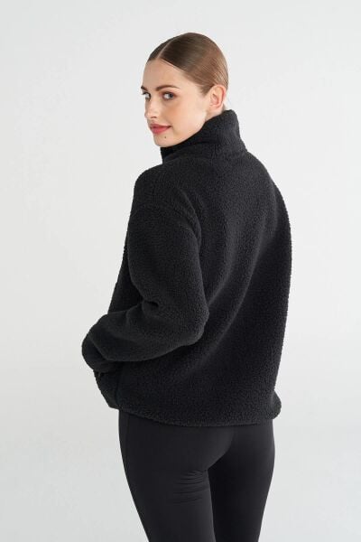 HUMMEL HMLARUN SHERPA ZIP JACKET KADIN FERMUARLI CEKET