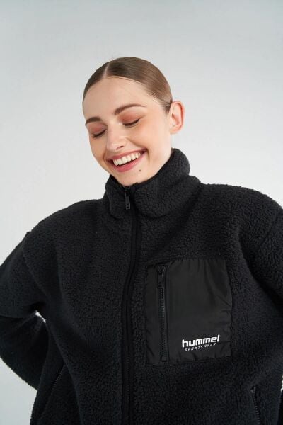 HUMMEL HMLARUN SHERPA ZIP JACKET KADIN FERMUARLI CEKET