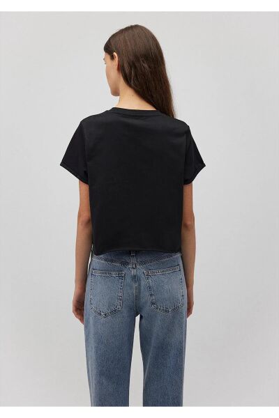 MAVİ YUVARLAK YAKA KISA KOL PENYE KADIN BASIC, SEMI BASIC