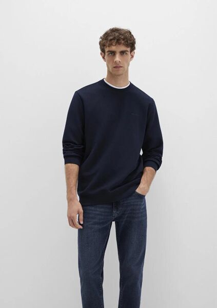 MAVİ BİSİKLET YAKA ERKEK 0 YAKA SWEATSHIRT