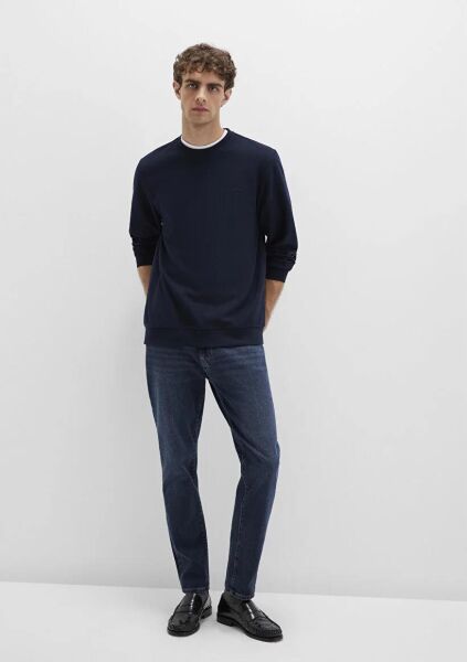 MAVİ BİSİKLET YAKA ERKEK 0 YAKA SWEATSHIRT