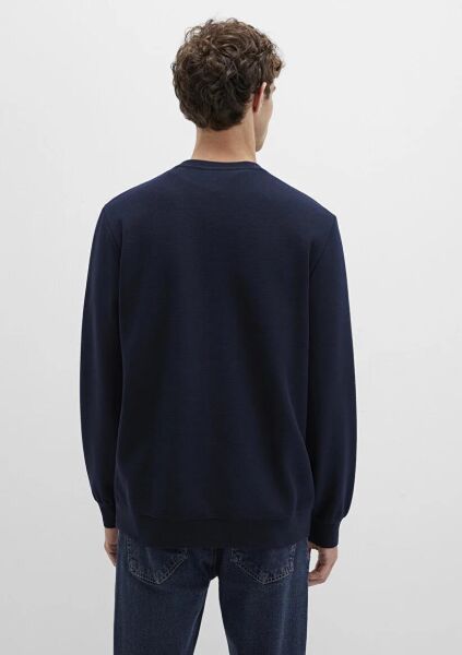 MAVİ BİSİKLET YAKA ERKEK 0 YAKA SWEATSHIRT