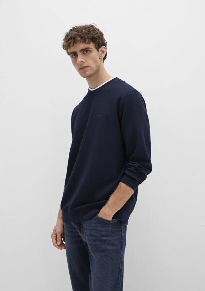 MAVİ BİSİKLET YAKA ERKEK 0 YAKA SWEATSHIRT