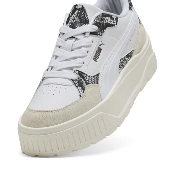 PUMA KARMEN II IDOL SNAKE CHİC PUMA WHİTE-WARM WHİTE KADIN SNEAKER