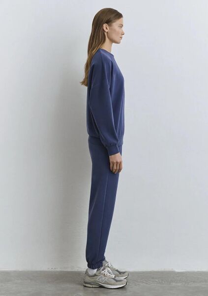 MAVİ OVERSİZE KADIN SWEATSHIRT