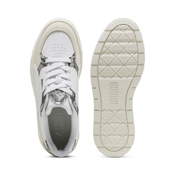 PUMA Karmen II Idol Snake Chic White-Warm White KADIN MODA AYAKKABI