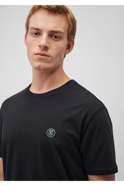 MAVİ LOGO NAKIŞLI TİŞÖRT ERKEK BASIC, SEMI BASIC