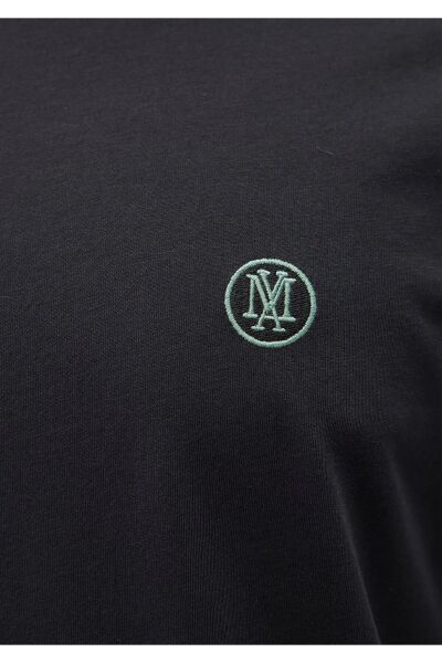 MAVİ LOGO NAKIŞLI TİŞÖRT ERKEK BASIC, SEMI BASIC