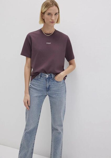 MAVİ LOGO T-SHIRT KADIN LOGO T-SHIRT
