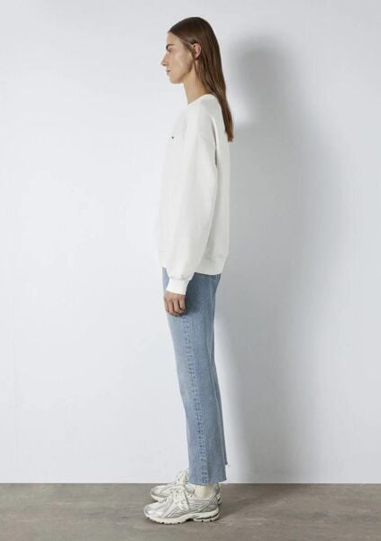 MAVİ LOGO BASKILI KADIN SWEATSHIRT