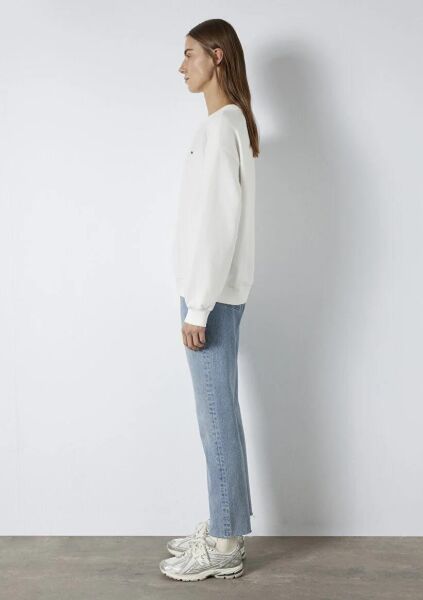 MAVİ LOGO BASKILI KADIN SWEATSHIRT