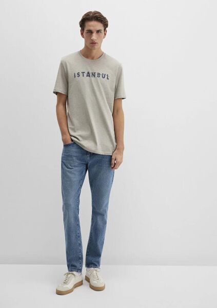 MAVİ İSTANBUL ERKEK GRAFİK T-SHIRT