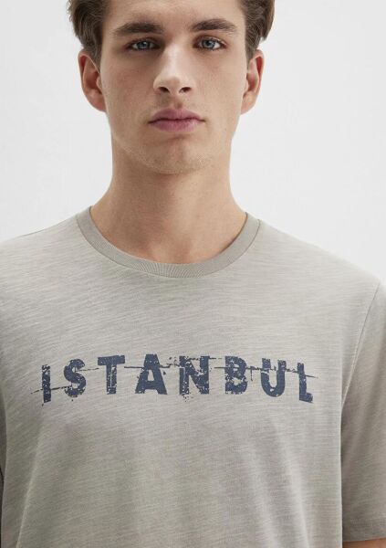 MAVİ İSTANBUL ERKEK GRAFİK T-SHIRT