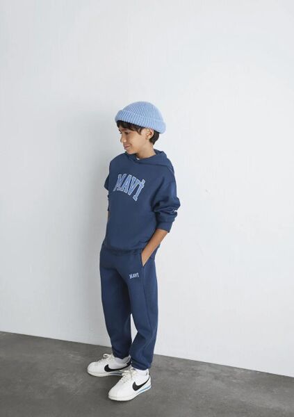 MAVİ LOGO BASKILI EŞOFMAN ALTI ERKEK ÇOCUK EŞOFMAN ALTI