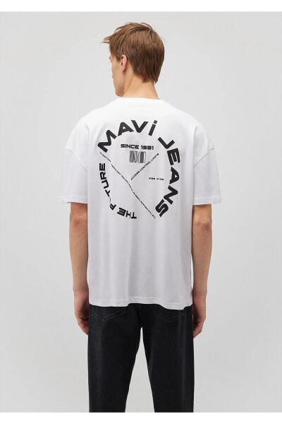 MAVİ JEANS BASKILI TİŞÖRT ERKEK LOGO T-SHIRT