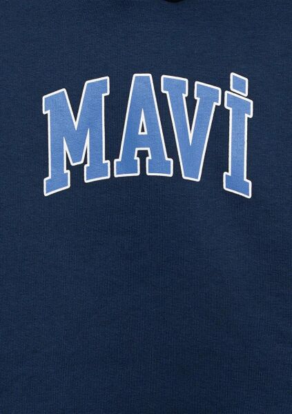 MAVİ BASKILI ERKEK ÇOCUK KAPÜŞONLU SWEATSHIRT