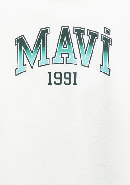MAVİ MAVI 1991 BASKILI KAPŞONLU ERKEK ÇOCUK SWEATSHIRT