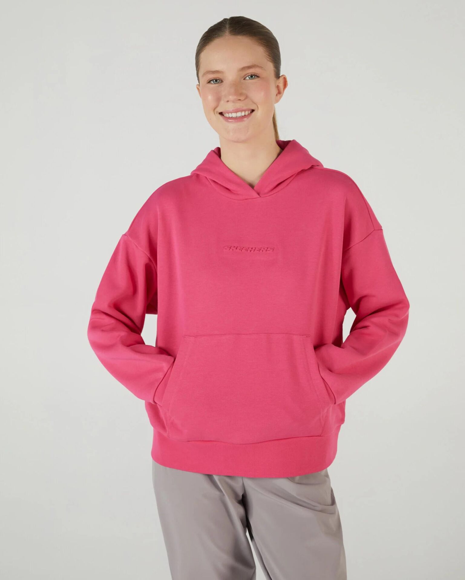 SKECHERS W ESSENTIAL HOODIE SWEATSHİRT KADIN SWEATSHIRT