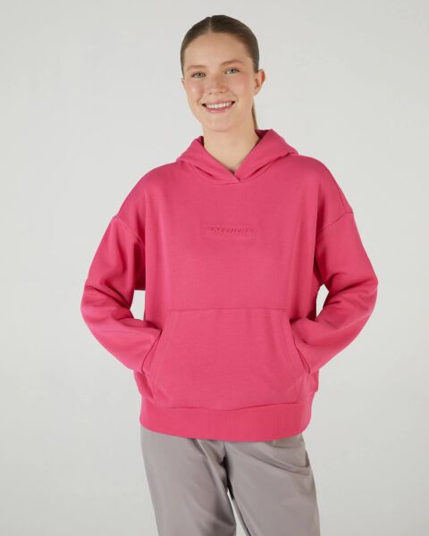 SKECHERS W ESSENTIAL HOODIE SWEATSHİRT KADIN SWEATSHIRT
