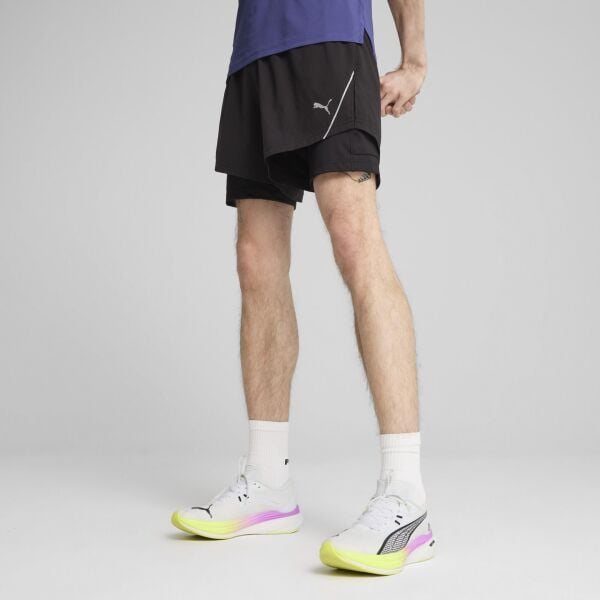 PUMA EVERYDAY UW 2IN1 5 SHORT M Black ERKEK ŞORT