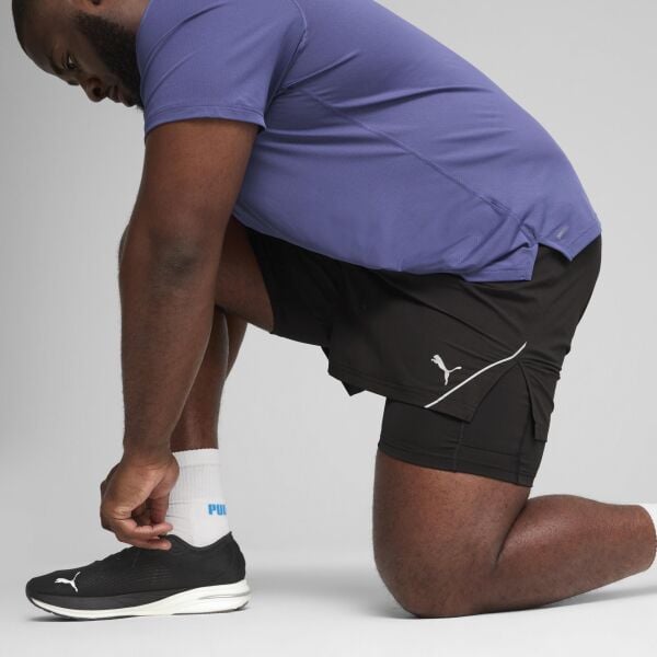 PUMA EVERYDAY UW 2IN1 5 SHORT M Black ERKEK ŞORT