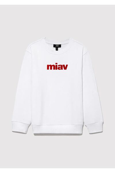 MAVİ MIAV BASKILI SWEATSHIRTS ERKEK ÇOCUK SWEATSHIRT