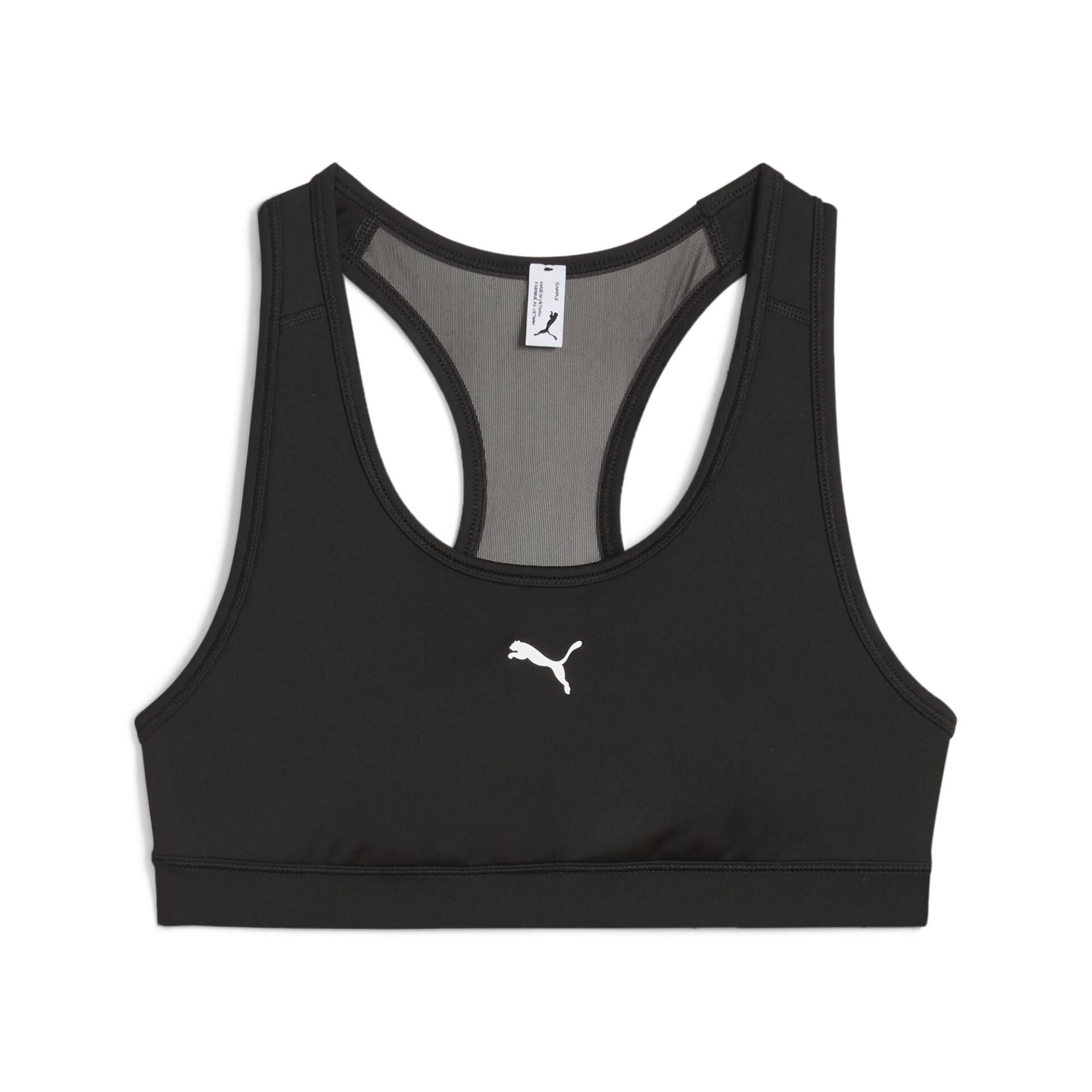 PUMA 4KEEPS BRA - P PUMA BLACK-SMALL CAT KADIN BRA
