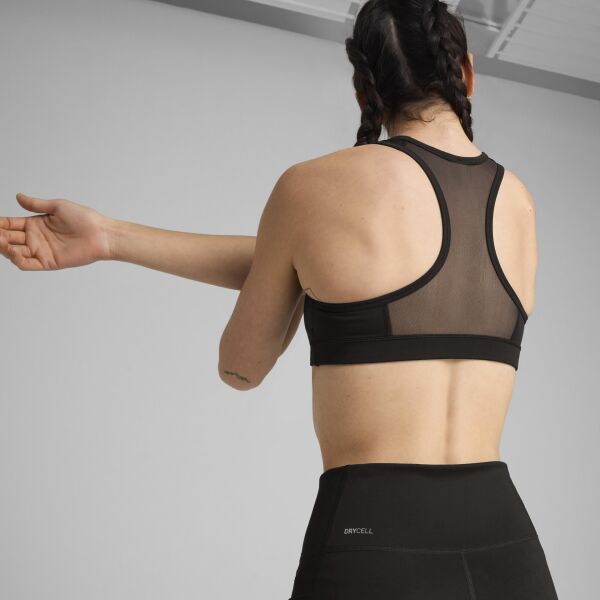 PUMA 4KEEPS BRA - P PUMA BLACK-SMALL CAT KADIN BRA