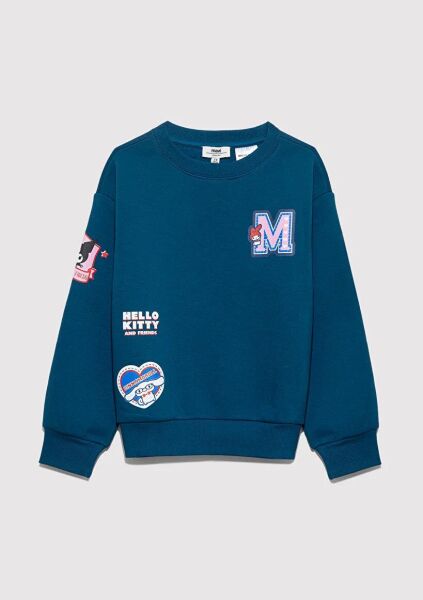 MAVİ HELLO KITTY BASKILI KIZ ÇOCUK SWEATSHIRT