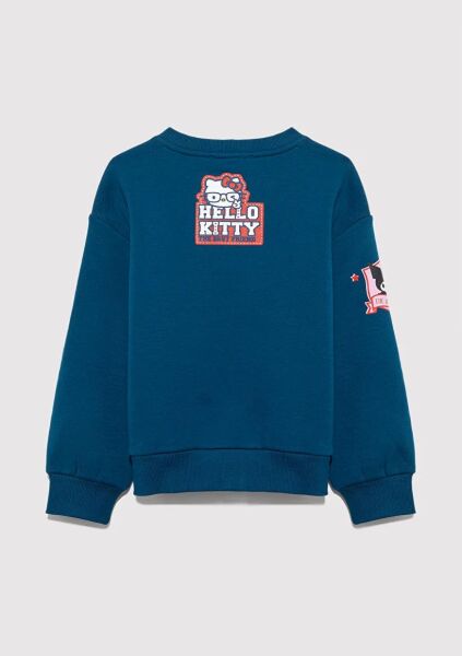 MAVİ HELLO KITTY BASKILI KIZ ÇOCUK SWEATSHIRT