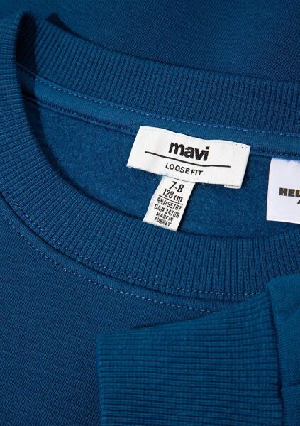 MAVİ HELLO KITTY BASKILI KIZ ÇOCUK SWEATSHIRT