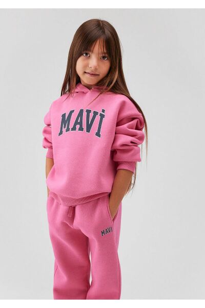 MAVİ MAVİ LOGO SWEATSHIRT KIZ ÇOCUK SWEATSHIRT