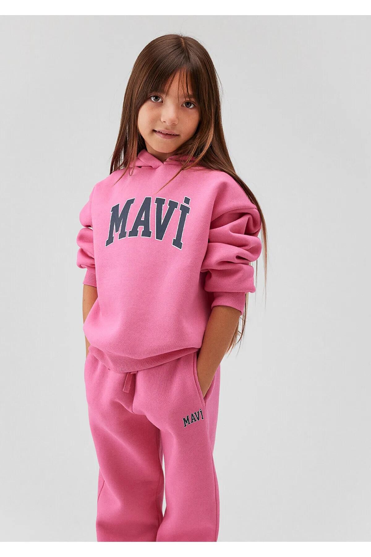MAVİ LOGO SWEATSHIRT KIZ ÇOCUK SWEATSHIRT