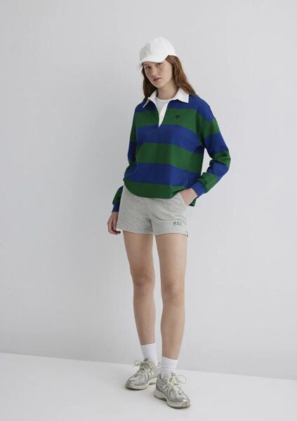 MAVİ KADIN ÖRME ŞORT